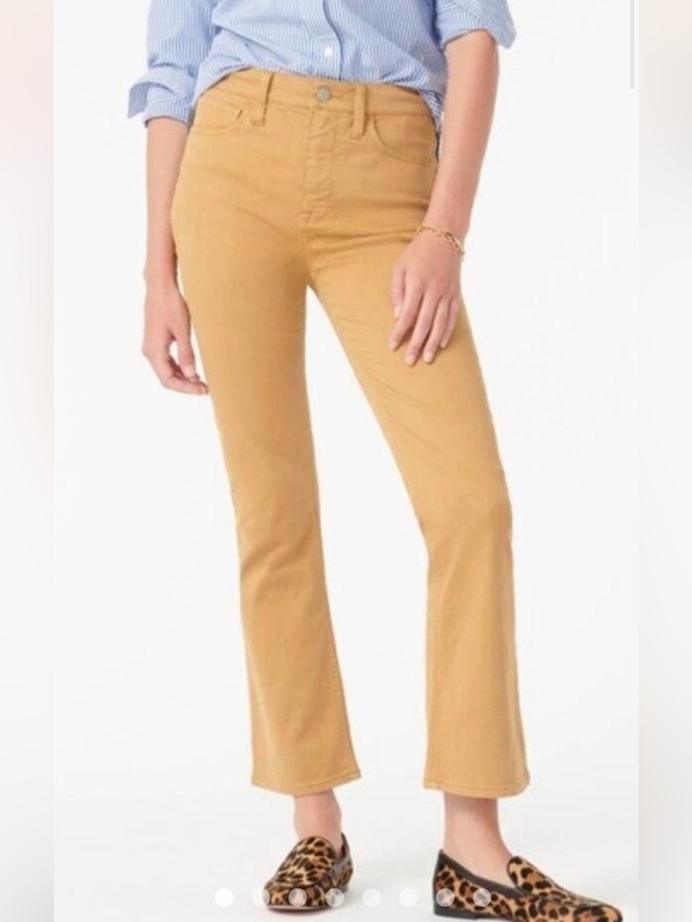 J. Crew 9" Billie Demi Boot Crop Pants size 30